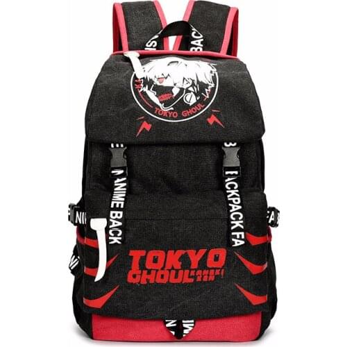 Tokyo ghouls Style Canvas Backpacks Rucksacks Cartoon School Backpack Casual student Bags travel Knapsack Unisex Gifts New