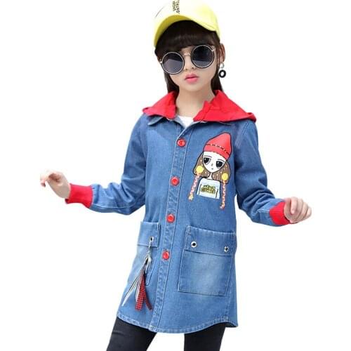 Джинсовые куртки для девочек Honikuyi China At AliExpress