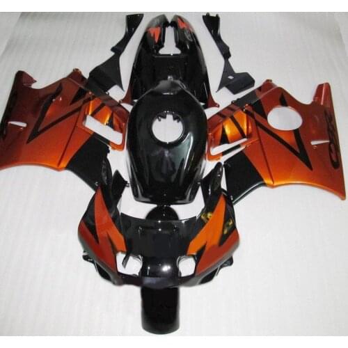 Motorcycle Fairing kit for CBR600F2 91 92 93 94 CBR 600F2 CBR600 1991 1992 1993 1994 ABS Orange black Fairings set+7gifts HJ06