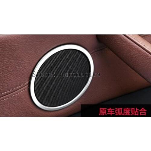 For BMW 5 Series GT F07 Interior Car Door Speaker Cover Trim 2010-2015 6pcs