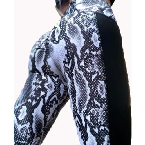 Ogilvy Mather Women For Leggings Push Up High Waist Workout Legging Pants Fashion Female Snake Skin Printed Leggings Plus Size