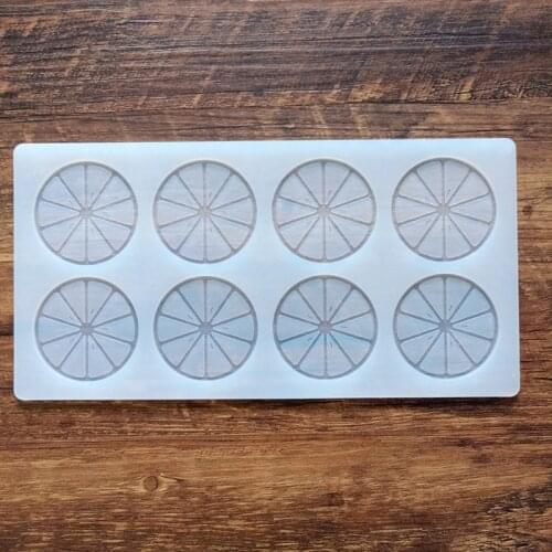 Minsunbak Fruit Shape Lace Silicone Mould Chocolate Plug-in Decoration Tool Lemon Cut Face Shape Cake Mold