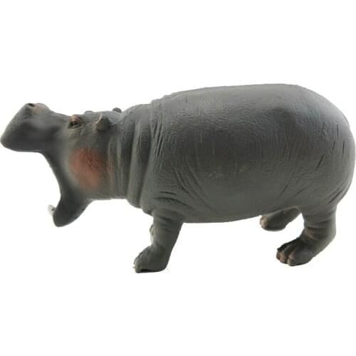 Hippopotamus Simulation Dolls Animal World Wildlife Animal Model Toys 2021