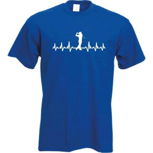 Hip Hop Novelty T Shirts MenS Brand Clothing Its In My HeartBeat Golfer Golfing T Shirt Heart Beat Golfer Tshirt FREE UK P&P
