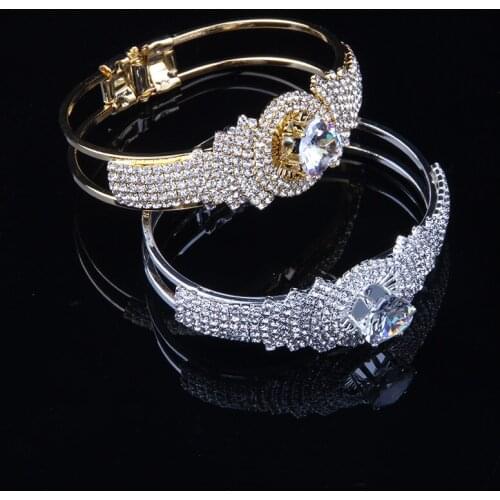 Manufacturers new zircon full drill stainless steel open bracelet bracelet womens Korean jewelry new hit on E-commerce