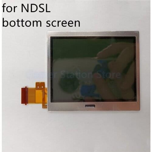 Original Lower Bottom LCD Display Screen For Nintendo NDS DS Lite NDSL Game Console Bottom Down LCD Screen For NDSL Replacement