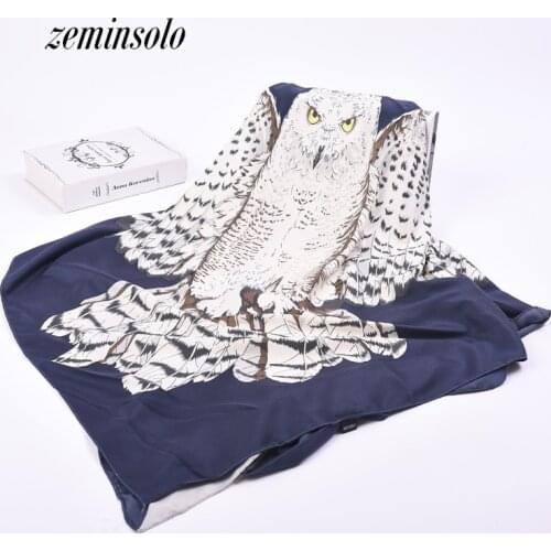 2020 Lowest Price Women Scarves Bandana New Arrival Fashion Big Square Silk Scarf Satin Smooth Shawl Hijab Girl Gift 130*130cm