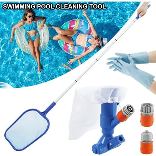 Swimming Pool Vacuum Cleaner Floating Objects Cleaning Tools Suction Head Pond Fountain Vacuum Brush Cleaner