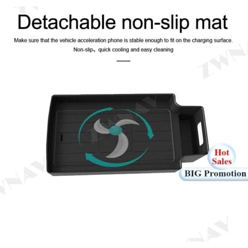 QI Car Wireless Charger For Audi Q3 2016 2017 2018 for Iphone 11 Pro XR XS for Huawei for Samsung Infrared Sensor Phone Holder