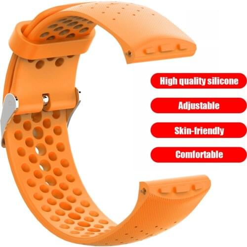 Silicone Strap Watch Band Exterior Decoration Parts for Polar Vantage M Watch Replacement Non Toxic Wrist Bracelet
