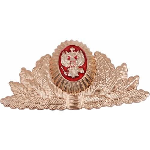 RUSSIAN SOVIET USSR MILITARY METAL CAP HAT BADGE COCKADE