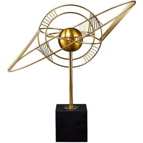 American globe decoration living room model room decoration desktop decoration European metal creative crafts