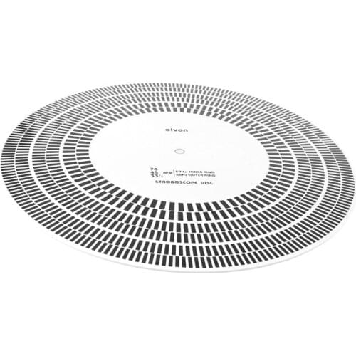 LP Vinyl Record Turntable Phono Tachometer Calibration Strobe Disc Stroboscope Mat 33 45 78 RPM Drop Shipping