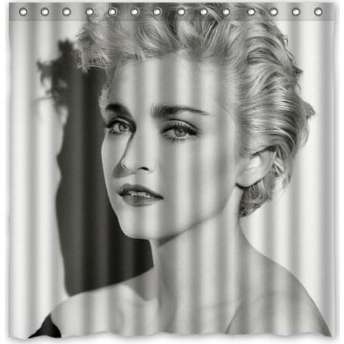Madonna shower curtain personalized badkamer gordijn drop shipping polyester waterproof shower curtain 71*71 inch
