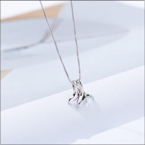 2019 womens necklace 925 sterling silver pendant necklace pendant necklace Collarbone chain Long necklaceChain necklace