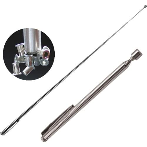 1PCs Portable Magnetic Pick Up Rod Telescopic Easy Adjustable Length Picking Screws Powerful magnets Tools Mini Pen Hand Tools