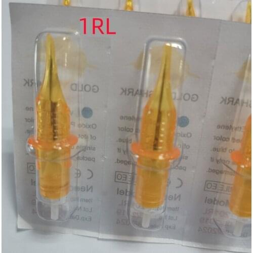 10pcs Disposable Sterilized Tattoo Cartridge Needle 1RL 5M1 13M1 Liner Shader Permanent Makeup Eyebrow Tattoo Pen Machine Supply