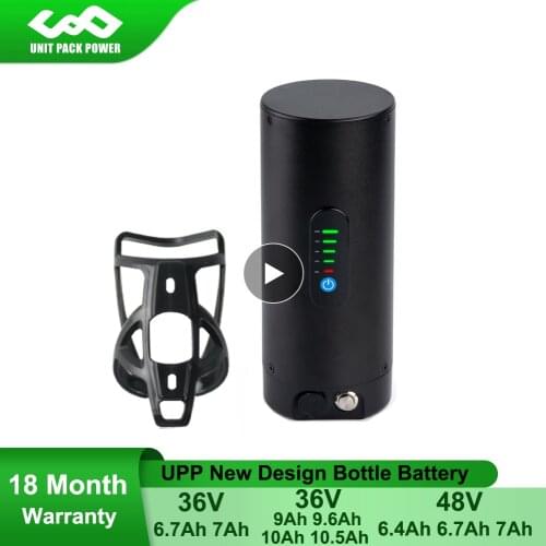 New Design Bottle eBike Battery 36V 7Ah 6Ah 5Ah Samsung/LG Lithium Cell for Bafang TSDZ2 500W 350W 250W Electric Bicycle Motor