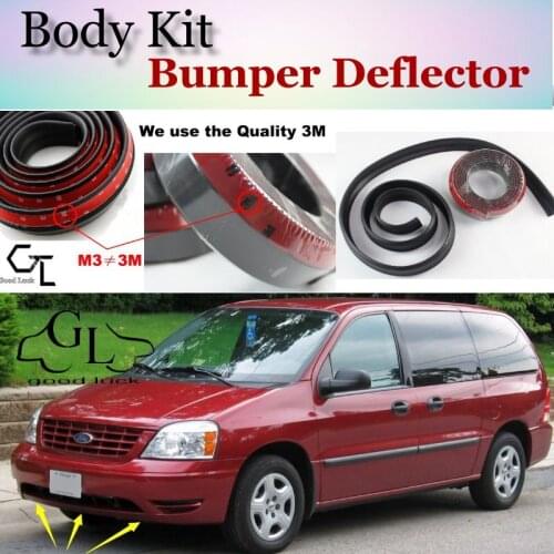 Bumper Lip Deflector Lips For Ford Freestar 2015 Front Spoiler Skirt For TopGear Fans Car View Tuning / Body Kit / Strip