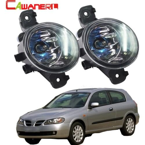 Cawanerl 2 X 100W H11 Car Light Halogen Fog Light Daytime Running Lamp DRL For Nissan Almera 2/II Hatchback (N16) 2001-2006