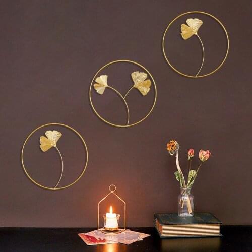 Long Lasting Attractive Creative Leaves Shape Wall Pendant 4 Types Wall Pendant Lightweight for Living Room