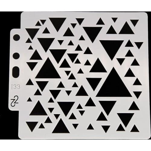 Geometry Layering Stencils for DIY Scrapbooking/photo album Decorative Embossing DIY Paper Cards Crafts