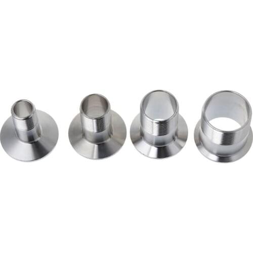 Stainless Steel Sanitary Male Threaded Ferrule Pipe Fitting Tri clamp Adapter MAR-18