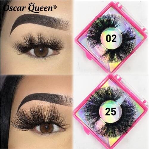 Makeup 3D Mink Eyelash Beauty False Eyelashes Fake Eyelashes Thick/Curly Lash With Square Lash Box Eyelashes Extention Mink Lash