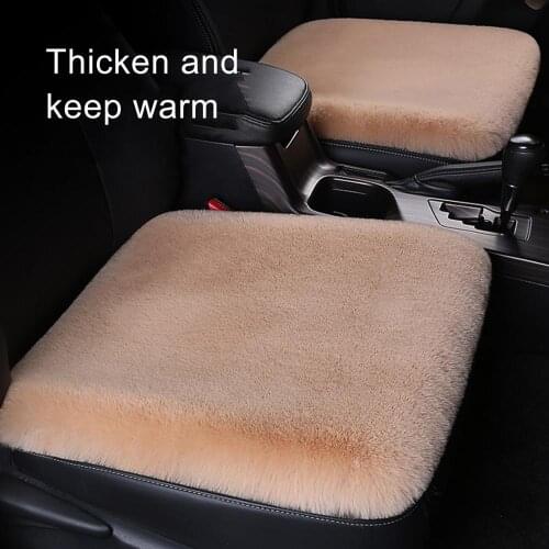 80% Hot Sell Winter Universal Warm Plush Soft Car Seat Cushion Non-slip Pad Cover Protector