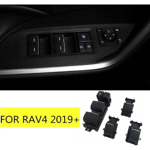 Lighted LED Power Single Window Switch Set for Toyota RAV4 RAV 4 2019 2020 Left Driving Backlight