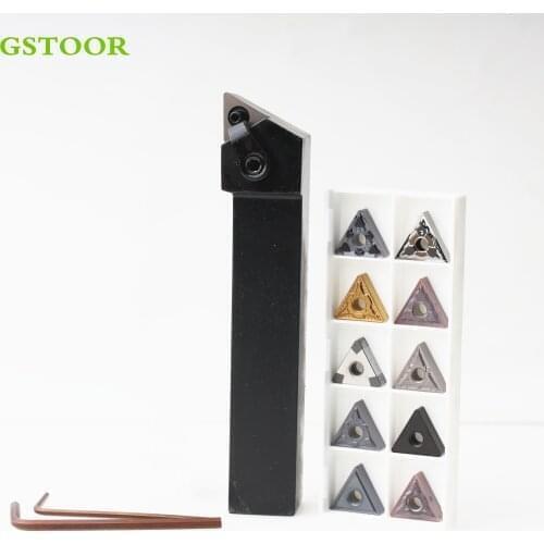 1PC WTJNR/L2525M16 WTQNR/L2525M16 MTWNR/L2525M16 CNC Lathe Cutter Cutting +10PCS TNMG16 Carbide Inserts Turning Tools Sets