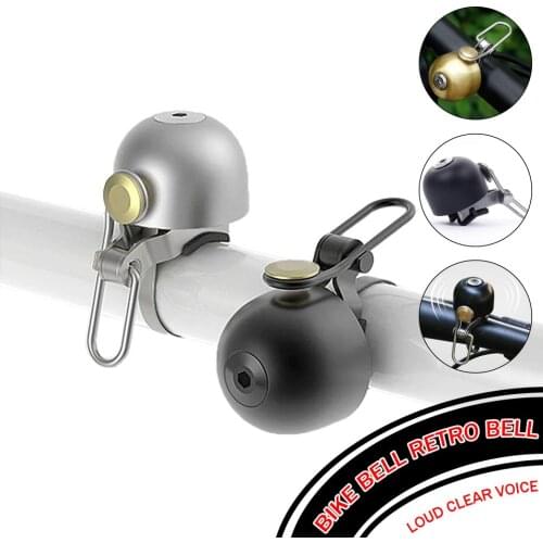 Hot Sale Bike Bell Retro Loud Sound Bicycle Bell Suit for Mountain Bike Road Bike 22-36mm Handlebars Cycling Accessories