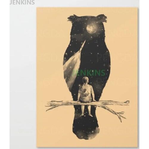 Wall Art Poster HD Prints Starry Sky Canvas Painting Home Decor Figure Eagle Pictures Living Room Decoration Jenkins Posters