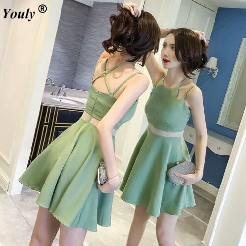 Sexy Hollow out strap mini dress women 2021 Causal backless summer party dress female lace bandage bodycon full dress vestidos