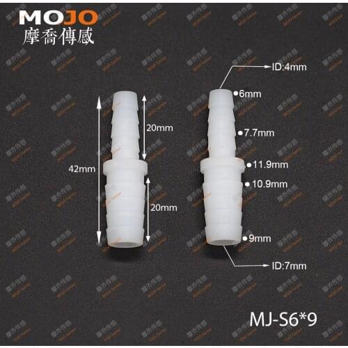 2020 Free shipping MJ-S6x9(10pcs/lots) PP Reducing Straght type barbed water fitting connectors