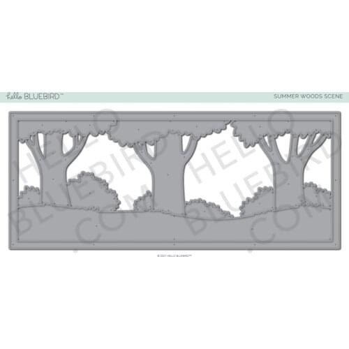 2021 AliliArts Metal Cutting Dies Summer Woods Scene diy Scrapbooking Photo Album Decorative Embossing PaperCard Crafts Die