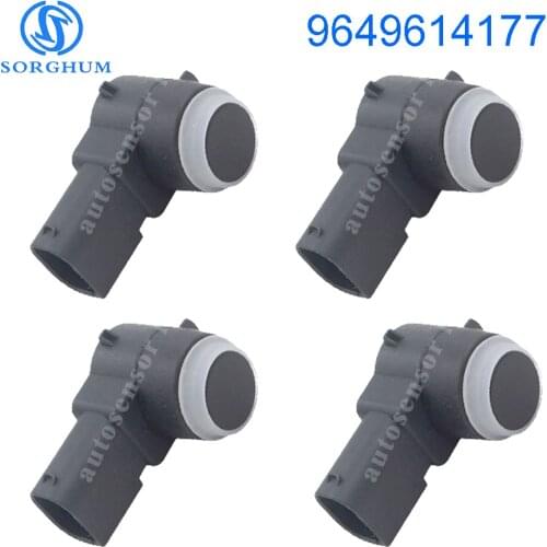 4pcs New PDC Parking Sensor 9649614177 For Citroen Peugeot C4 C5 C6 308 407