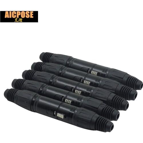 5sets 3-PIN XLR metal Connector for DMX Cable, LED PAR stage lights dmx cable dj equipment