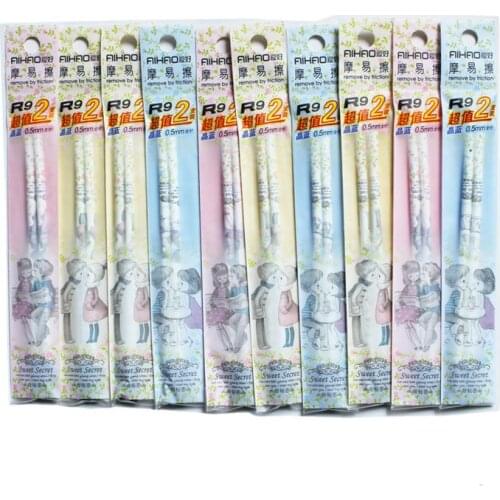 Erasable Refills for Aihao Erasable Gel Pen 20 pcs/lot Black Blue Ink Erasable Refills