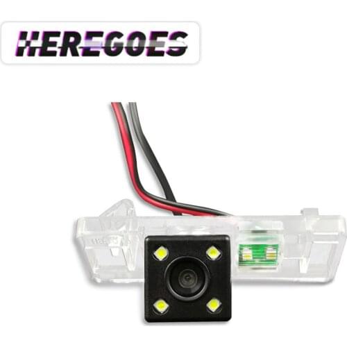 Car Night Vision Backup Rear View Camera Parking Assistance For Peugeot 307 308 408 508 Nissan Sunny X-Trail QASHQAI Lifan Geely