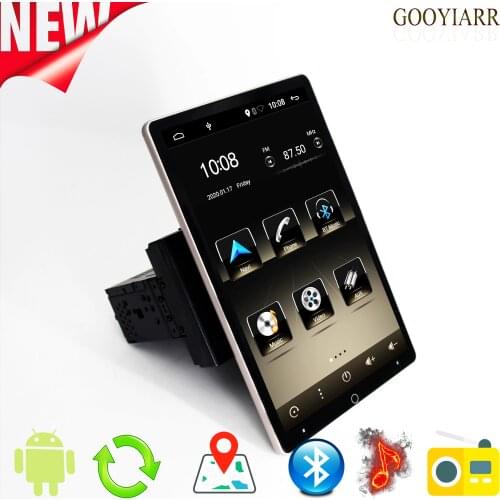 10' Rotatable IPS screen 1din car stereo radio Tesla Style universal car Multimedia Player for toyota volkswagen nissan kia benz