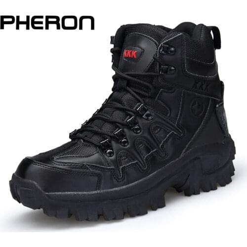 Mens Military Boot Combat Mens Ankle Boot Tactical Big Size 39-46 Army Boot Male Shoes Work Safety Shoes Motocycle Boots