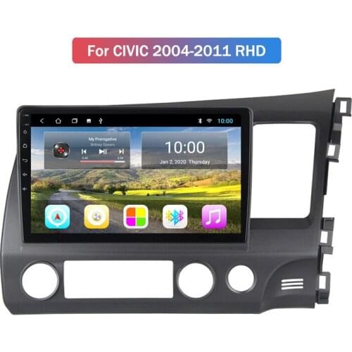 For Honda Old Civic RHD 2004-2011 Internet Multi-Function GPS Large Screen on Board Navigation android radio Car Radio Player