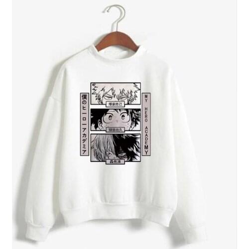 Boku No Hero Academia Hoodies Japanese Anime Sweatshirts Bakugou Streetwear Graphic Unisex Hoody Men Harajuku Hoodie