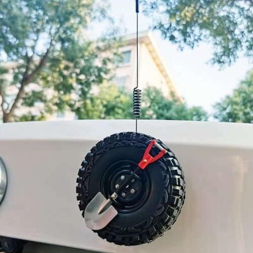 Personalized Car Decoration Small Spare Tire Trunk Mini Tire Car Exterior Car Off-road Decorative Tire Car Accessories Coche