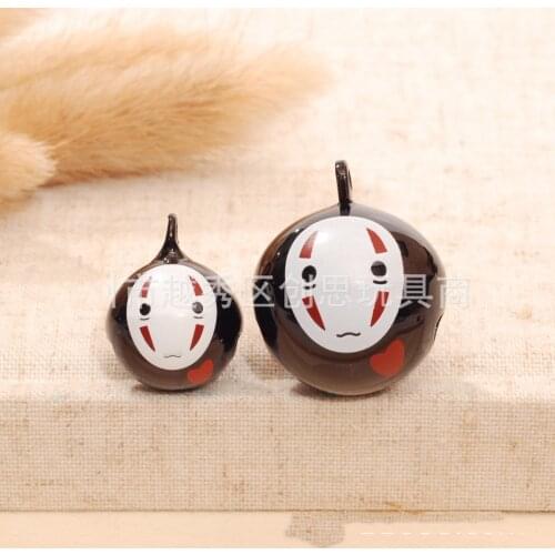 10pcs/set 23mm Omamori Brass No Face man Brass bell pendant Charms DIY For keyring earrings