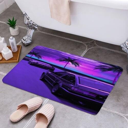 Initial D race Carpet Areas Rug Non-slip Floor Mat Rug 3D Printing Living Room Bedroom Door Mat Home Decoration