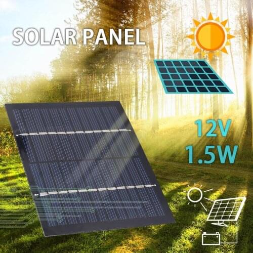 Pet 1.5W Solar Charging Equipment Solar Panel Environmental Reusable Powered Home Improvement Module Toys Part Polysilicon