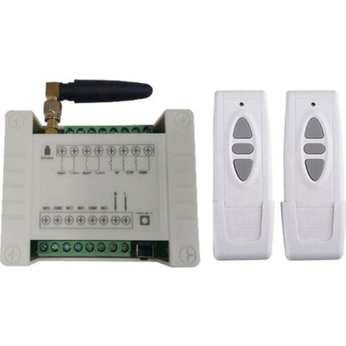 12V 24V 48V RF Wireless Remote Control switch Receiver+Transmitter tubular motor garage door projection screen shutters window