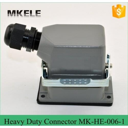 6 Core 16A 400V Factory Direct Heavy Truck Connectors,heavy Duty Terminal Connector Blocks MK-HE-006-1